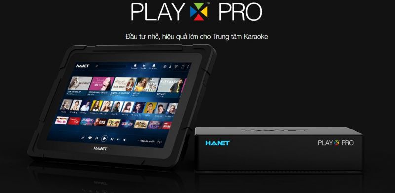 Đầu karaoke Hanet Play X Pro 4 TB + Hanet Smartlist