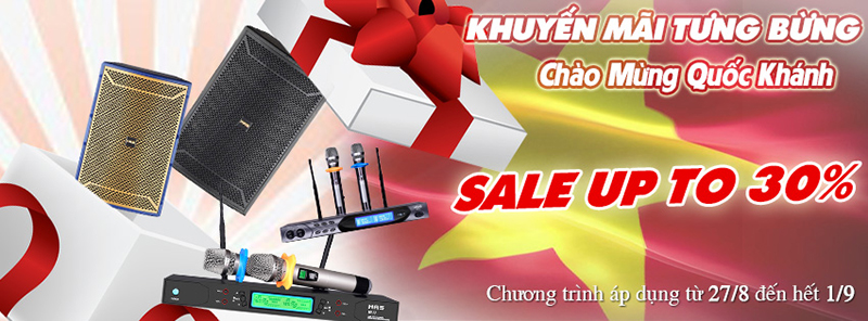 Chương trình khuyến mãi dàn karaoke 2/9
