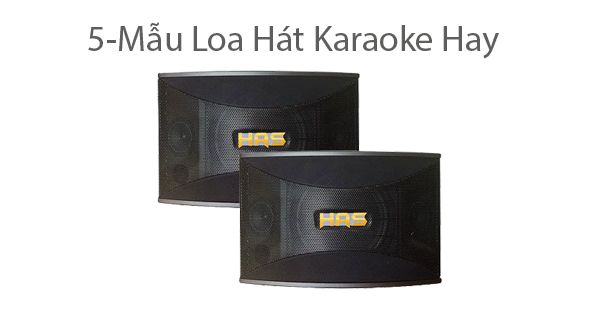 Mua Loa Karaoke Hay – 5 Mẫu – Tốt Tầm Giá Từ 5 Đến Dưới 10 triệu