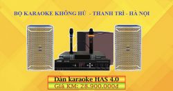 Bộ Karaoke Gia Đình 28,9 Triệu Bác Yên Thanh Trì - Hà Nội