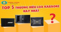 TOP 5 thương hiệu loa karaoke hay nhất - Hoàng Audio