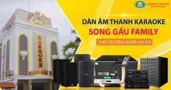 Hoàng Audio lắp đặt Karaoke Song Gấu Family- Gia Lâm, Hà Nội.