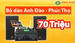 Bộ dàn karaoke khủng tầm giá 70 triệu đồng cho anh Đào tại Phúc Thọ - Hà Nội