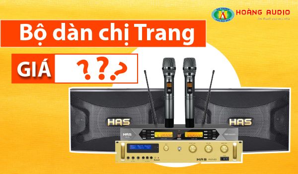 Dàn karaoke giá rẻ cực hay chỉ 20 triệu đồng của chị Trang - Aquabay, Ecopark
