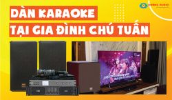 Lắp đặt bộ dàn karaoke 42 triệu đồng cực hay tại Linh Đàm - Hà Nội