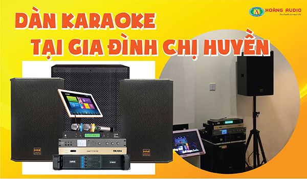 Lắp đặt bộ dàn karaoke cao cấp trên 80 triệu đồng tại Hà Đông