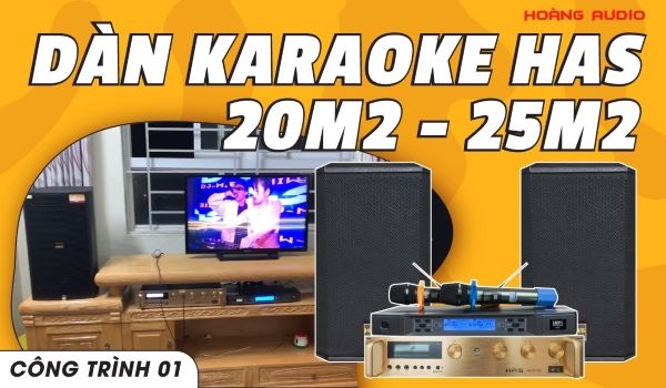 Lắp đặt bộ dàn karaoke cho gia đình A Hưng - KDT Hồng Hà ECO - TT - HN