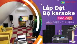 Bộ karaoke cao cấp đúng chuẩn của gia đình A Việt - Ciputra - Tây Hồ - HN