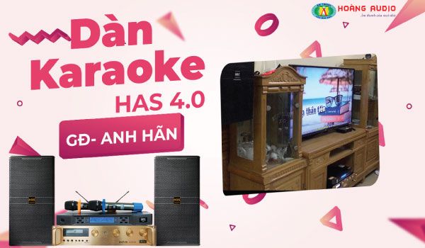 Lắp bộ dàn karaoke đúng chuẩn cho gia đình A Hãn - Việt Yên - Bắc Giang