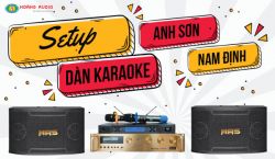 Lắp bộ karaoke loa truyền thống với amply số cho A Sơn - Vụ Bản - Nam Định
