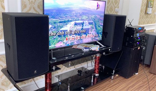 Dàn karaoke 4 Acoustic - HAS cao cấp của gia đình Anh Thuỳ - Hà Đông 