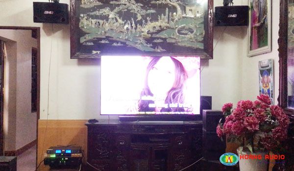 Bộ karaoke BMB kết hợp HAS lắp cho gia đình anh Thuận - Đông Anh - HN